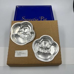 Sweetie Pie Aluminum Cake Pans Molds by Richard Simmons Christmas Angels NEW